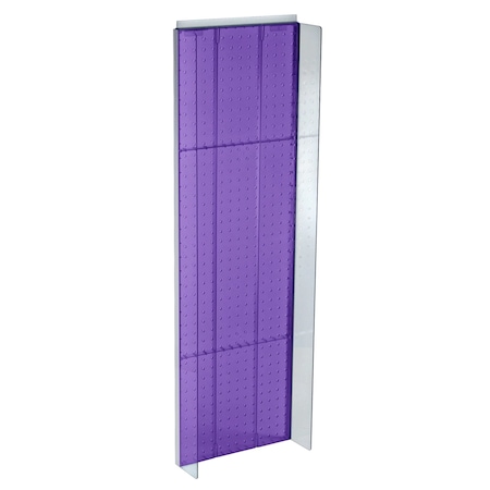 Azar Displays 13.5"W x 44"H Pegboard Powerwing Display 700350-PUR